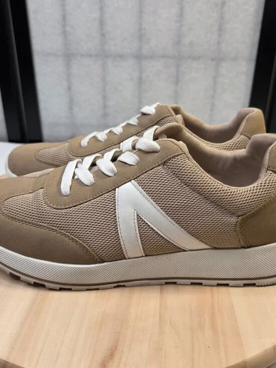 MIA Caddy Sand & White Lace Up Fashion Sneakers Women US 8.5M - Picture 6 of 14